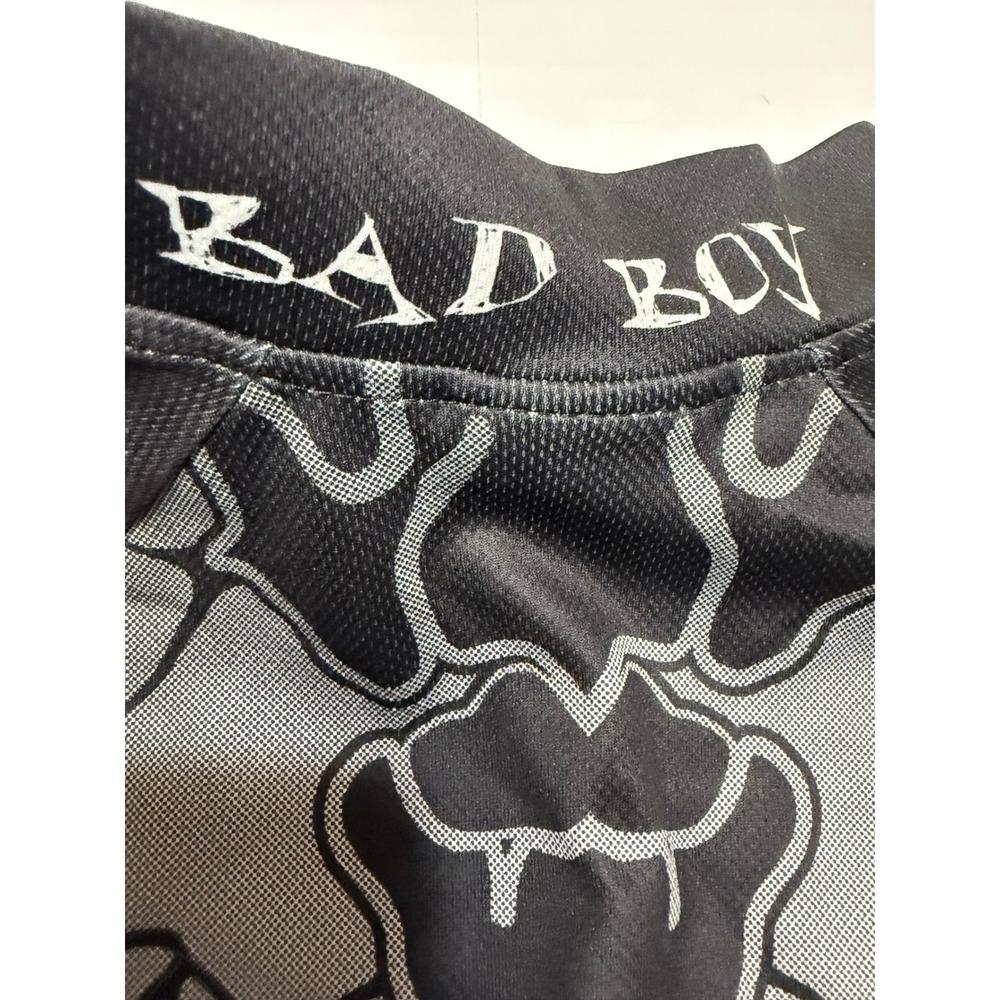Cannondale Bad Boy Cycling Jersey Mens XXL Gray Black Tribal 1/4 Zip Made in USA - Picture 7 of 10